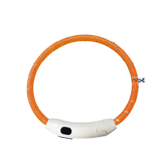 PLATZ ( プラッツ ) セーフティカラー リフレクト | 散歩 | イヌ | 犬 | ペット | 夜 | 夜道 | 光る | カラバリ | 光り方 | 3種類 | 充電 | USB充電 | サイズ調節 | 生活防水 | 雨の日もOK | AX10073 | ライト