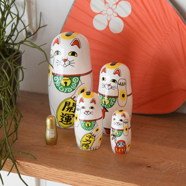 DETAIL ( ディテール ) Lucky Cat ラッキーキャット | 招き猫のマトリョーシカ | 招き猫 | マトリョーシカ | マトリョシカ | インテリア | ネコ | プレゼント | ギフト | 可愛い | 商売繁盛 | 千客万来 | 縁起物 | 3415LU