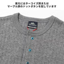 KRIFF MAYER ( クリフメイヤー ) 針抜きヘンリーネックT | MENS | 2545102 | メンズ | 半袖 | 春夏 | オシャレ | シンプル | ボタン | 個性 | カジュアル | やや細身 | インナー | アウトドア | お出かけ | くりふめいやー