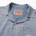 KRIFF MAYER ( クリフメイヤー ) エアーライトデニム開襟半袖シャツ | MENS | 2555108 | シャツ | デニムシャツ | 半袖 | 軽い | 軽量 | 風通しが良い | オシャレ | くりふめいやー | カジュアル