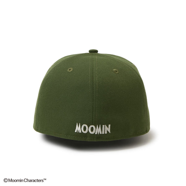 NEW ERA ( ニューエラ ) 59FIFTY Moomin スナフキン チャーム ライフルグリーン キャップ 帽子 ムーミン キャラクター グッズ アクセサリー キーホルダー バッグチャーム コラボ 15154857