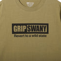 GRIP SWANY ( グリップスワニー ) 【 GSMCT-116 】 BOX LOGO TEE | 半袖 | Tシャツ | 夏服 | シンプル | ロゴ | アウトドア | キャンプ | レジャー | コットン100% | ぐりっぷすわにー
