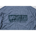 GRIP SWANY ( グリップスワニー ) 【 GSMCT0014 】 BOX LOGO DRY S/S TEE | シャツ | Tシャツ | 半袖 | 半袖Tシャツ | 半袖シャツ | シンプル | UVカット | 速乾 | バックプリント | ランニング | キャンプ | ジム | 使いやすい | アウトドア | レジャー | ぐりっぷすわにー