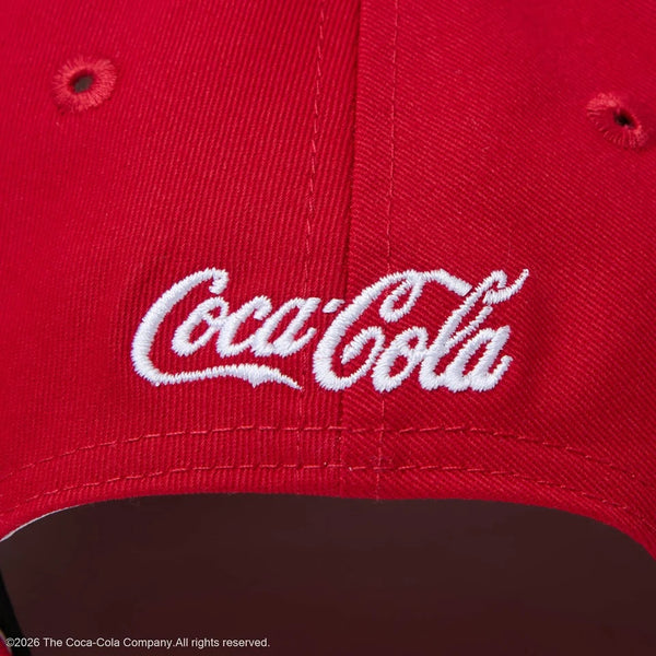 NEW ERA ( ニューエラ ) 9FORTY A-Frame Coca-Cola コカコーラ ホワイト スカーレット キャップ 帽子 メンズ レディース 男女兼用 ベースボールキャップ カジュアル ロゴ コラボ 15154812