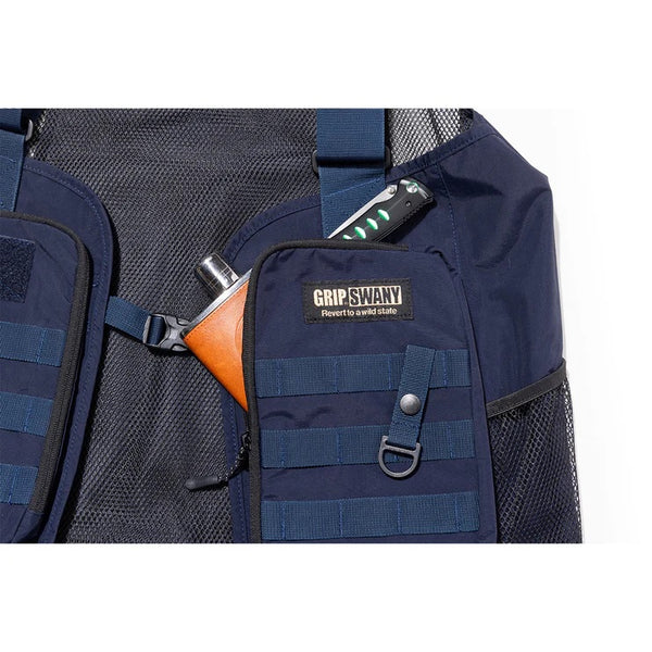 GRIP SWANY ( グリップスワニー ) 【 GSMV0020 】 GS FIELD MOLLE VEST | ベスト | キャンプ |アウトドア | レジャー | 釣り | ナイロン100% | メッシュ | ぐりっぷすわにー