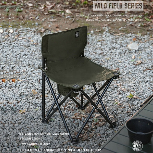 KZM OUTDOOR（ カズミ アウトドア ）フィールドコンパクトチェア 椅子 キャンプチェア 折りたたみ 折り畳み コンパクト キャンプグッズ ソロキャンプ K23T1C08