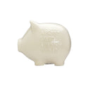 DETAIL ( ディテール ) Crackle Piggy Bank | クラックル ピギー バンク | ぽってり | ヴィンテージ | ブタの貯金箱 | 貯金箱 | 陶器 | インテリア | 可愛い | シンプル | プレゼント | ギフト | 3724P | 白色 | ホワイト | でぃてーる