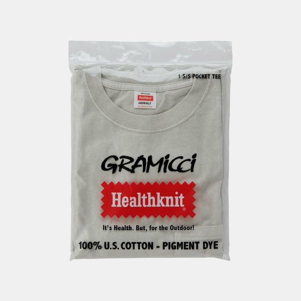 GRAMICCI ( グラミチ ) Healthknit S/S POCKET TEE ヘルスニットS/SポケットTシャツ | シャツ | 半袖 | 夏服 | 綿100％ | 胸ポケット | GUT5-S3016 | ビンテージ感 | シンプル