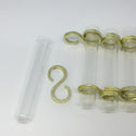 DULTON ( ダルトン ) LINK TUBE VASE リンク チューブ ベース | ゴールド | シルバー | 試験管 | 花瓶 | ガラス | ブラシ付 | オシャレ | ダイニング | 部屋 | 華やか | CH03-V76 | だるとん