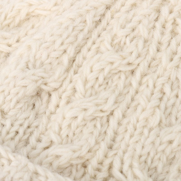 CHUMS ( チャムス ) ネパールニットワッチ | 帽子 | ニット帽 | 冬 | 防寒 | シンプル | ロゴ | 可愛い | ウール100％ | 保温 | プレゼント | ギフト | ケーブル編み | 柔らかい | CH05-1397 | ちゃむす