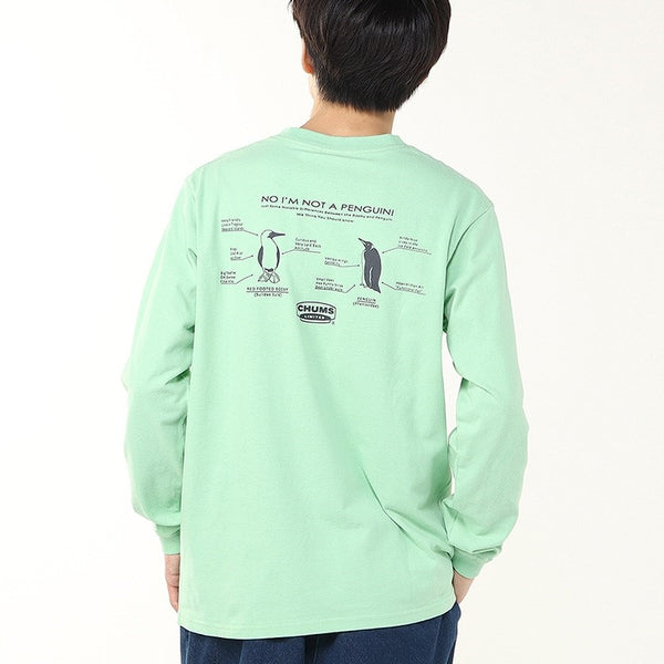 CHUMS ( チャムス ) チャムスリミテッドブラッシュドロングスリーブTシャツ | ロンT | ロングTシャツ | 長袖 | 長袖シャツ | ウェア | トップス | ゆとり | ワンポイント | お出かけ | シンプル | バックプリント | CH01-2660 | ちゃむす