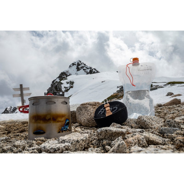 【 SALE 】 EVERNEW ( エバニュー ) VESUV Windshield / 0.9L pot | アウトドア | キャンプ | 風防 | 耐風性 | アルコールストーブ | EBY643