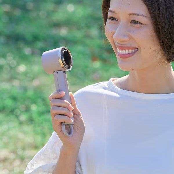 Life on Products ( ライフオンプロダクツ ) ペルチェ冷却機能ハンディファン | 冷却プレート | 角度調節 | アウトドア | キャンプ | 通勤 | 通学 | 夏 | フェス | 持ち運び | デスクファン | ハンズフリー | カラビナ付 | LCAF034