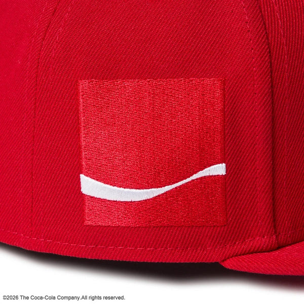 NEW ERA ( ニューエラ ) 59FIFTY Coca-Cola コカコーラ スカーレット キャップ 帽子 メンズ レディース ベースボールキャップ 59FIFTYキャップ コカ・コーラ ロゴ カジュアル ストリート 15154862