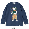 go slow caravan ( ゴースローキャラバン ) PIECLEX モックロディ ファーマークマ ロングスリーブ | MENS | メンズ | トップス | ウェア | ロンT | 長袖 | 長袖Tシャツ | Tシャツ | 抗菌 | 熊 | クマ | くま