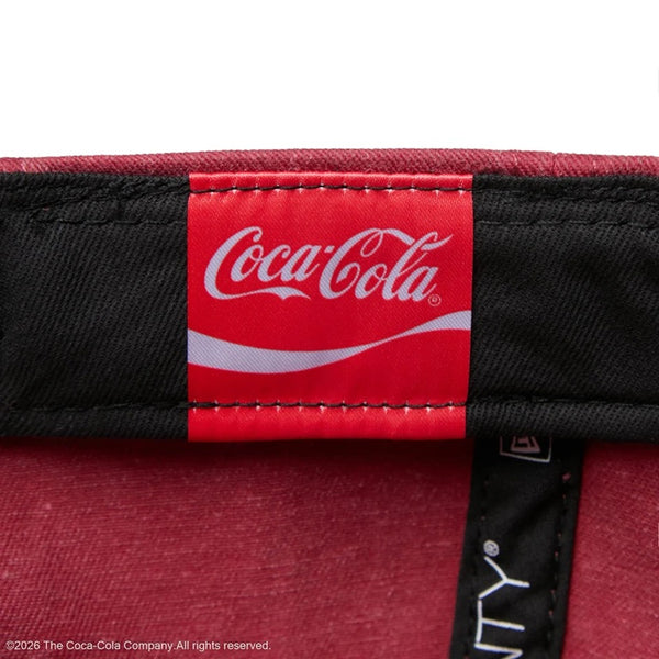 NEW ERA ( ニューエラ ) 9TWENTY Coca-Cola コカ･コーラ 15154854 キャップ 帽子 アシッドウォッシュ ラセット メンズ レディース コカコーラ