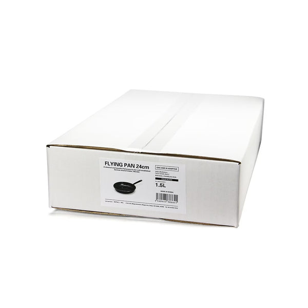 DETAIL ( ディテール ) Flying Pan 24cm " Black " フライパン 24cm ブラック | ホーロー製 | キッチン | 調理器具 | 1.5L | 光沢 | プレゼント | ギフト | 料理 | クッキング | 3572BLK | でぃてーる