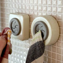 DULTON ( ダルトン ) TOWEL HOLDER ROUND SQUARE タオル ホルダー ラウンド | スクエア | 丸型 | 四角 | キッチン | 台所 | 洗面所 | シンプル | 貼るだけ | 簡単 | CH04-H116 | CH04-H117 | だるとん