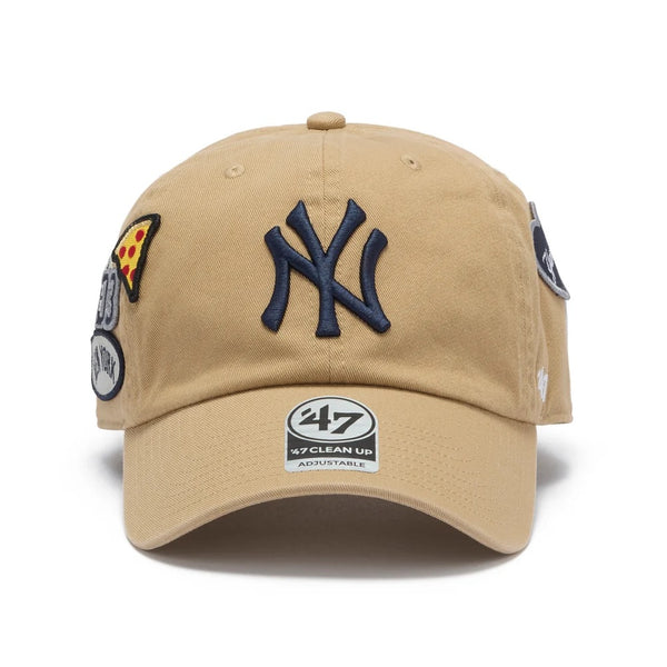 '47 ( フォーティーセブン ) クリーンナップ ニューヨーク・ヤンキース BADGES キャップ 帽子 ベースボールキャップ CLEAN UP MLB メジャーリーグ ニューヨークヤンキース ヤンキース NY ロゴ 刺繍 メンズ レディース ユニセックス カーブバイザー アジャスター サイズ調整