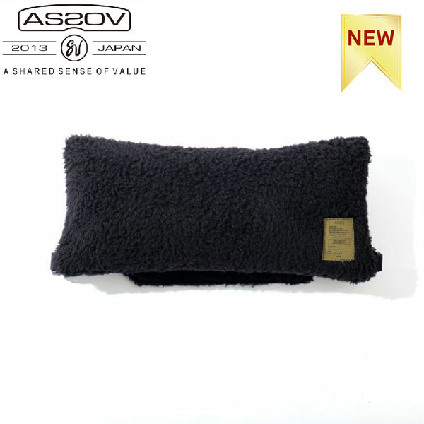 AS2OV ( アッソブ ) ALBERTON FIRE PROOF BOA MULTI CUSION / 難燃ボアマルチクッション | 冬キャンプ | 防寒 | 暖かい | クッション | アウトドア | キャンプ | ポア素材 | 軽い | 暖かい | ソフト | しなやか | 992502 | あっそぶ