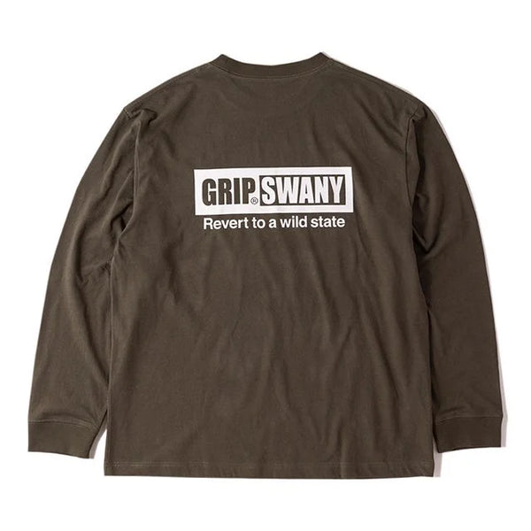 GRIP SWANY（ グリップスワニー ）BOX LOGO LONG SLEEVE TEE GSC-77