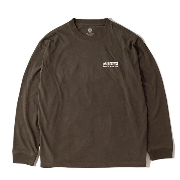 GRIP SWANY（ グリップスワニー ）BOX LOGO LONG SLEEVE TEE GSC-77