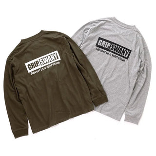 GRIP SWANY（ グリップスワニー ）BOX LOGO LONG SLEEVE TEE GSC-77