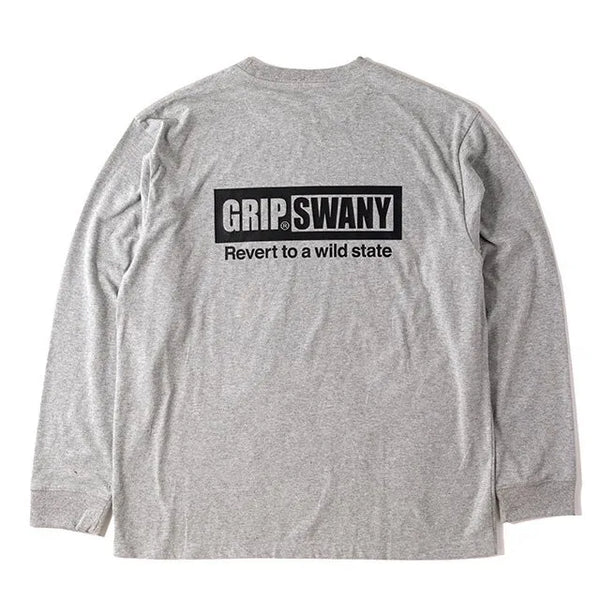 GRIP SWANY（ グリップスワニー ）BOX LOGO LONG SLEEVE TEE GSC-77