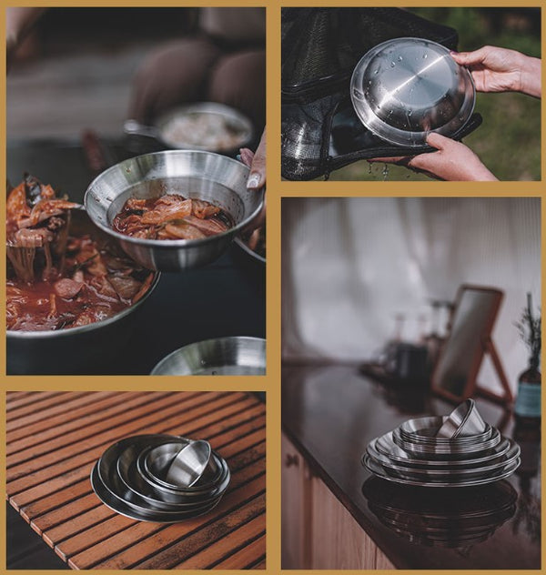 KINOX ( キノックス ) CAMPING BOWL(8P)&BAG SET KI24A018