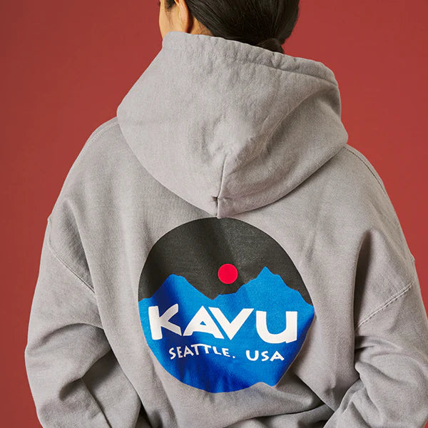 KAVU（ カブー ）メンズ サークルロゴパーカー