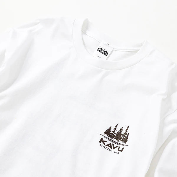 KAVU（カブー） メンズ コーヒー ロングスリーブTシャツ