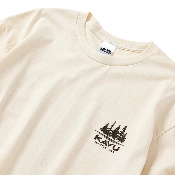 KAVU（カブー） メンズ コーヒー ロングスリーブTシャツ