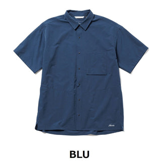 NANGA ( ナンガ ) DotAir® COMFY S/S SHIRT ( MEN ) ドットエア コンフィー ショートスリーブシャツ | メンズ | シャツ | 半袖シャツ | ウェア | トップス | 襟 | 胸ポケット | シワになりにくい | 快適