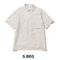 NANGA ( ナンガ ) DotAir® COMFY S/S SHIRT ( MEN ) ドットエア コンフィー ショートスリーブシャツ | メンズ | シャツ | 半袖シャツ | ウェア | トップス | 襟 | 胸ポケット | シワになりにくい | 快適