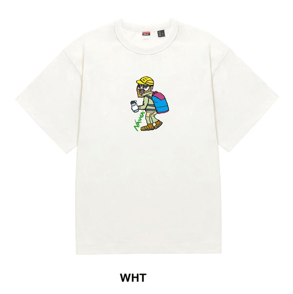 NANGA ( ナンガ ) ECO HYBRID TEE ( ODM PT ) エコハイブリッドティー  | シャツ | Tシャツ | 半袖 | ホワイト | ブラック | プリントT | アウトドア | コットン | ユニーク | なんが | N0003725 | トップス | アパレル