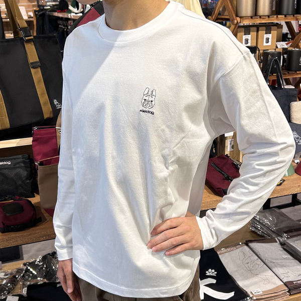 FIELDOG ( フィルドグ ) ワンポイントロングスリーブTシャツ FDNK-LS01 カジュアルトップス | ワンポイント | Tシャツ  | ロンT | フレブル | 長袖