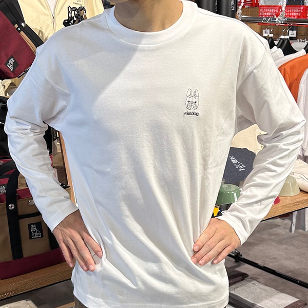 FIELDOG ( フィルドグ ) ワンポイントロングスリーブTシャツ FDNK-LS01 カジュアルトップス | ワンポイント | Tシャツ  | ロンT | フレブル | 長袖