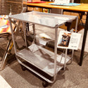 DULTON ( ダルトン ) FOLDING TROLLEY SILVER ラック・スタンド | トロリー | テーブル | ワゴン | 配膳台 | 作業台