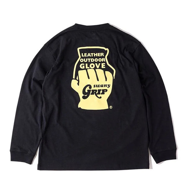 GRIP SWANY（ グリップスワニー ）GLOVE LOGO LONG SLEEVE TEE GSC-76