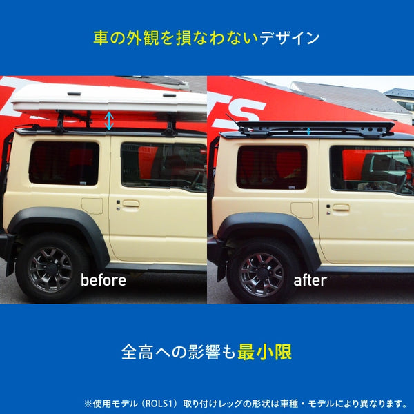 RhinoRack（ ライノラック ） PIONEER 6 PLATFORM (2700MM X 1472MM) WITH RＬ LEGS トヨタ HIACE 200 ナローボディ用 取り付けキット ライノラック 6シリーズ プラットフォーム JC-01667