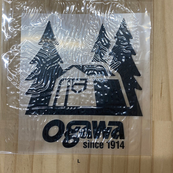 Ogawa ( オガワ ) ogawa カッティングステッカー | Sサイズ | Lサイズ | ブラック | ホワイト | アウトドア | キャンプ | 車 | 貼る | ロゴ | 転写式 | おがわ