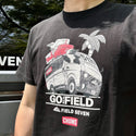 CHUMS × FIELD SEVEN 5th Anniversary Tシャツ ホワイト | ブラック | 白色 | 黒色 | 半袖 | 半袖シャツ | コラボ | チャムス | ちゃむす | フィールドセブン | 夏服 | アパレル | 吸水 | 通気性 | 綿100% | 快適