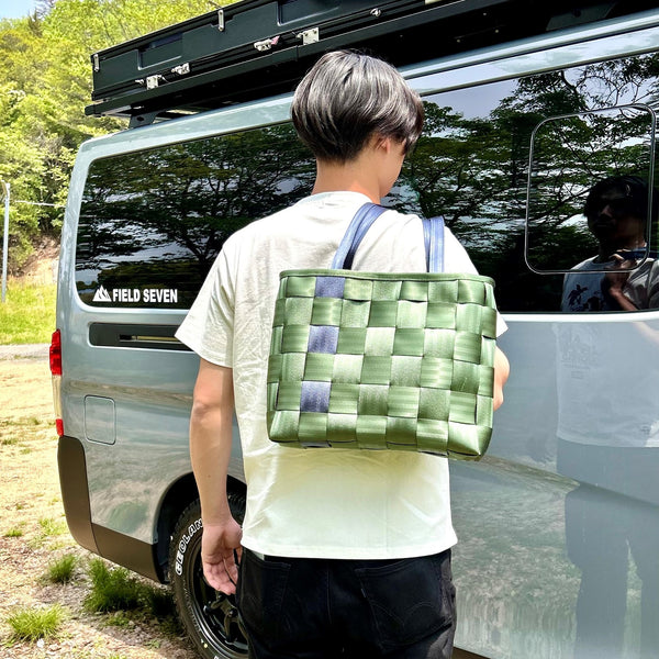 FIELD SEVEN ( フィールドセブン ) Seat Belt Bag シートベルトバッグ | バッグ | カバン | 通勤 | 通学 | 丈夫 | オシャレ | 強い | 人気 | トートバッグ | 大きめ | 大容量 | 壊れにくい | オリジナル | ふぃーるどせぶん