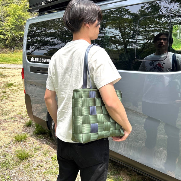 FIELD SEVEN ( フィールドセブン ) Seat Belt Bag シートベルトバッグ | バッグ | カバン | 通勤 | 通学 | 丈夫 | オシャレ | 強い | 人気 | トートバッグ | 大きめ | 大容量 | 壊れにくい | オリジナル | ふぃーるどせぶん