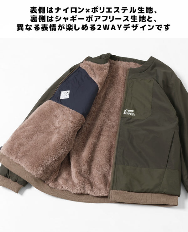 KRIFF MAYER（ クリフメイヤー ）ひっくりノーカラージャケット MENS 2319301