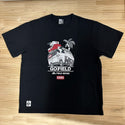 CHUMS × FIELD SEVEN 5th Anniversary Tシャツ ブラック | 黒色 | 半袖 | 半袖シャツ | コラボ | チャムス | ちゃむす | フィールドセブン | 夏服 | アパレル | 吸水 | 通気性 | 綿100% | 快適