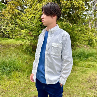 FIELD SEVEN LITTLE RISE ( リトルライズ ) ダブルフラップシャツ | アウトドア | キャンプ | レジャー | 長袖 | 長袖シャツ | LR-0008 | りとるらいず