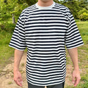 FIELD SEVEN LITTLE RISE ( リトルライズ ) ボーダーTEE | Tシャツ | トップス | ウェア | 半袖 | インディゴ風 | オシャレ | アウトドア | キャンプ | レジャー | LR-0019 | ボーダー