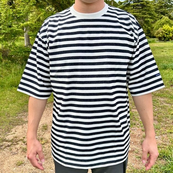 FIELD SEVEN LITTLE RISE ( リトルライズ ) ボーダーTEE | Tシャツ | トップス | ウェア | 半袖 | インディゴ風 | オシャレ | アウトドア | キャンプ | レジャー | LR-0019 | ボーダー