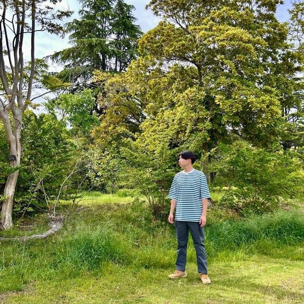FIELD SEVEN LITTLE RISE ( リトルライズ ) ボーダーTEE | Tシャツ | トップス | ウェア | 半袖 | インディゴ風 | オシャレ | アウトドア | キャンプ | レジャー | LR-0019 | ボーダー